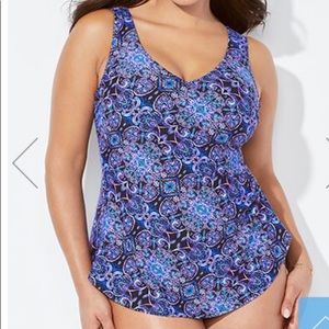 Swimsuits for all ENCHANTED SARONG FRONT ONE PIECE